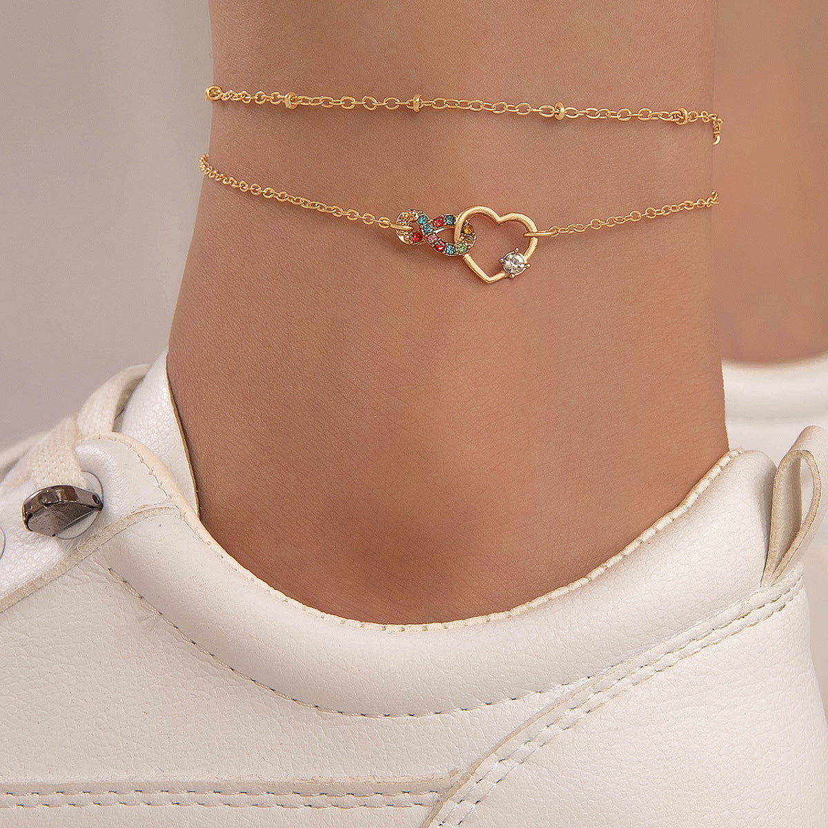 Women Rhinestone Anklet