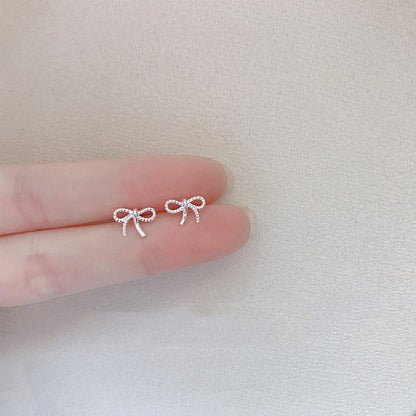 Whimsical Silver Stud Earring Collection | Minimalist Butterfly, Bow, & Crown Jewelry