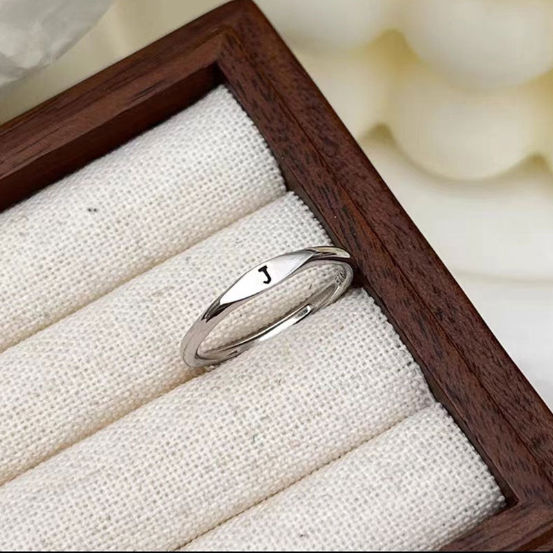 Letter Customizable Index Finger Ring