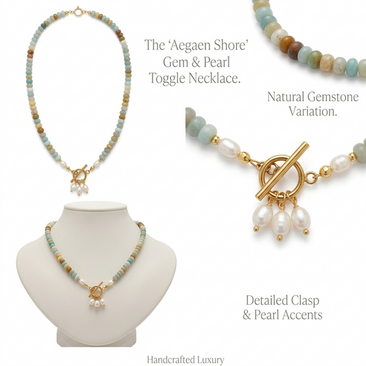 Colored Glaze Dopamine Beaded Necklace