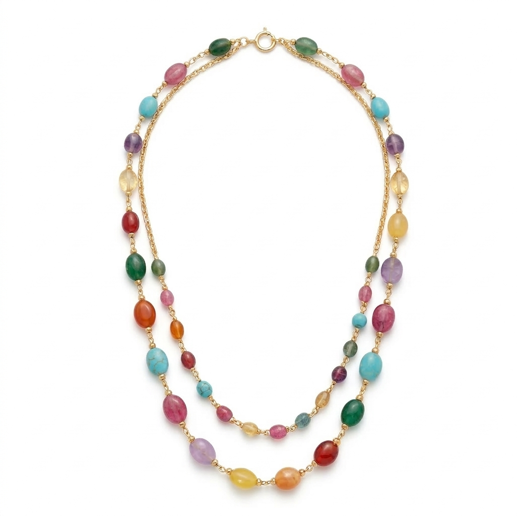Dopamine Natural Stone Necklace