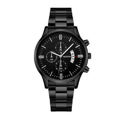 Men's Large Window Calendar Watch