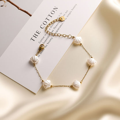 Dopamine Natural Stone Titanium Steel  Bracelet