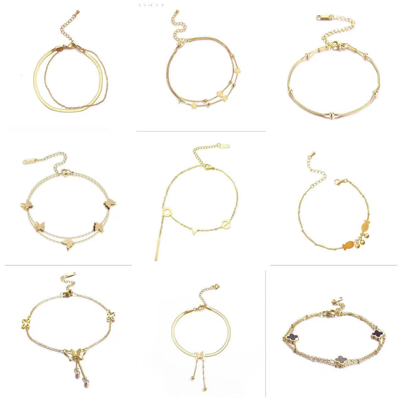 Women Titanium Steel Anklet
