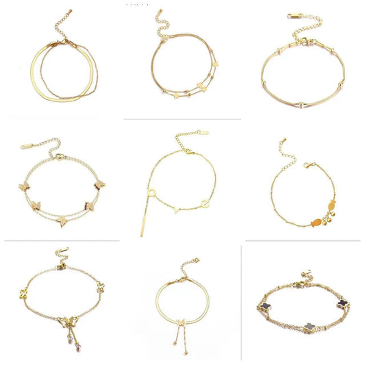 Women Titanium Steel Anklet