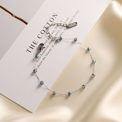 Dopamine Natural Stone Titanium Steel  Bracelet