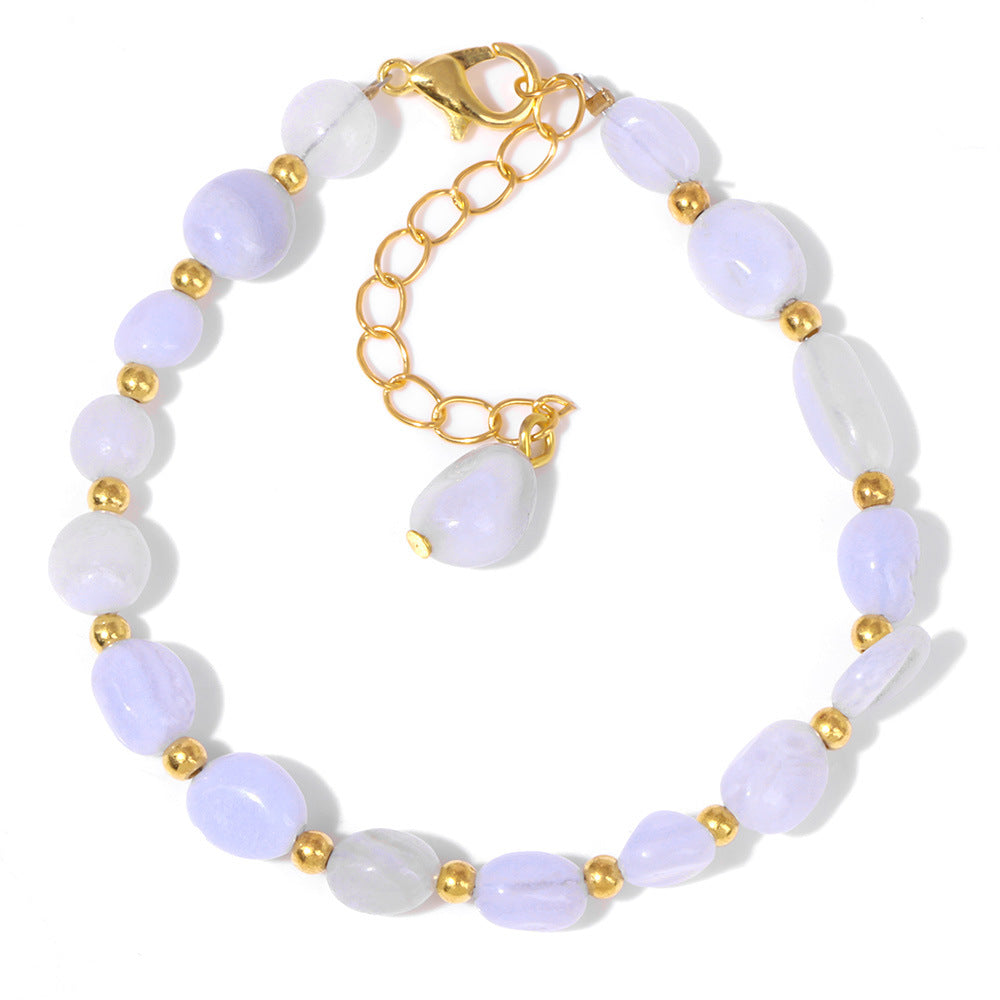 The Earth Spirit Natural Gemstone Bracelet | Unisex Stackable Stone Bead Bracelets