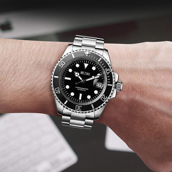 Mens Watch With A Steel Strap
