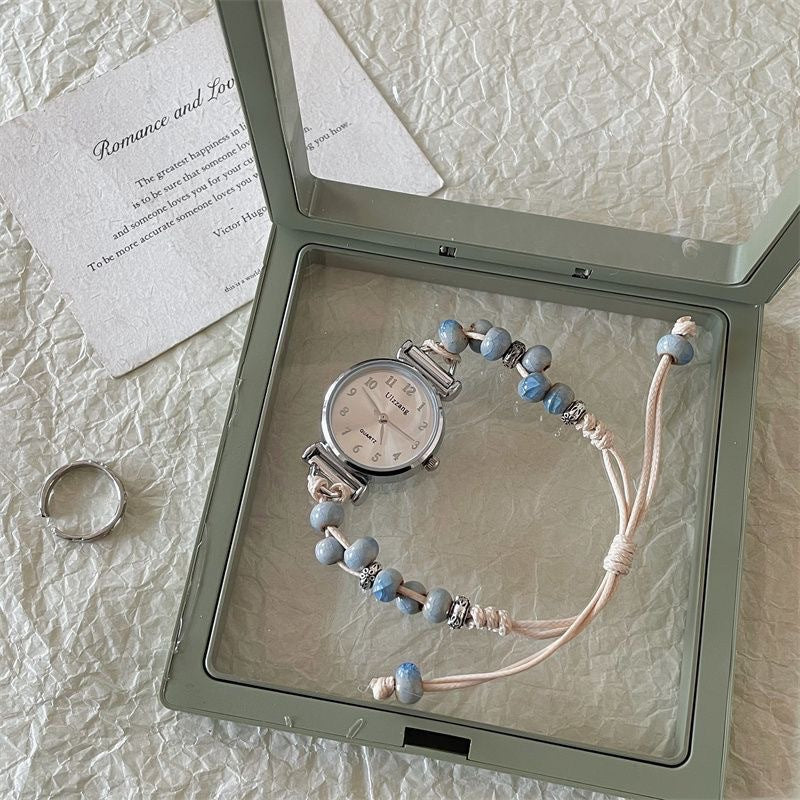 Ceramic Woven Bracelet Watch Female Mori Style