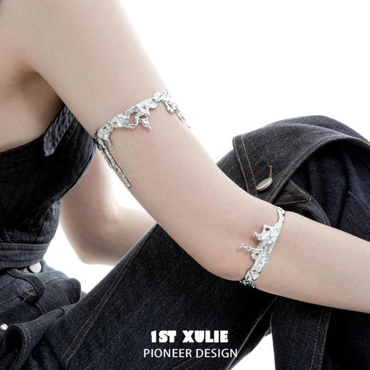 Liquid Metal Bracelet and Detachable Armband