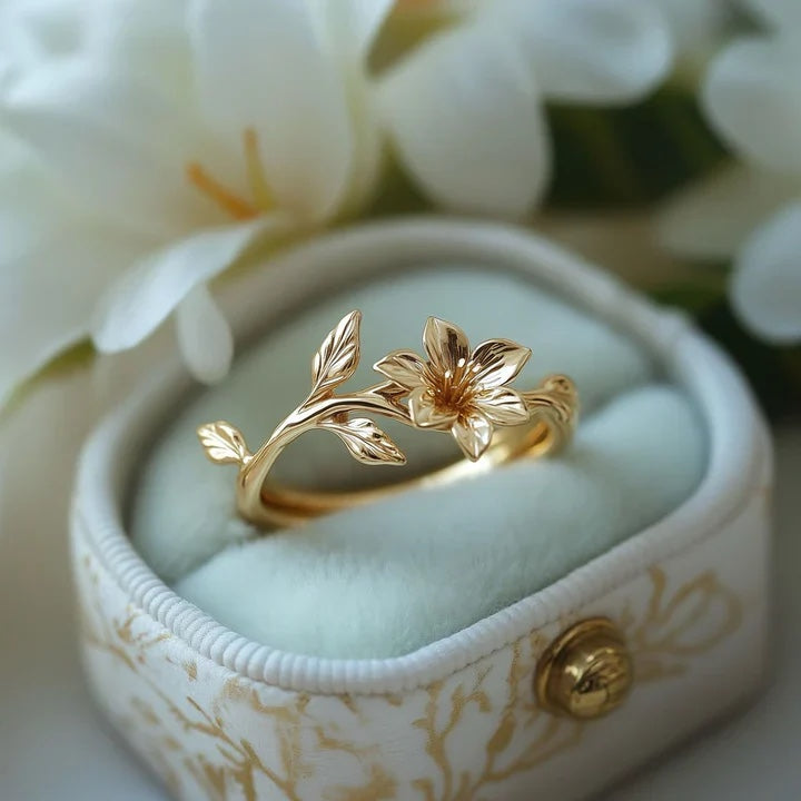 Floral Cherry Blossom Ring - On the Trends – MR BATZ