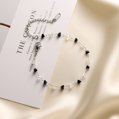 Dopamine Natural Stone Titanium Steel  Bracelet