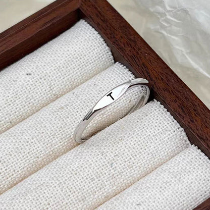 Letter Customizable Index Finger Ring