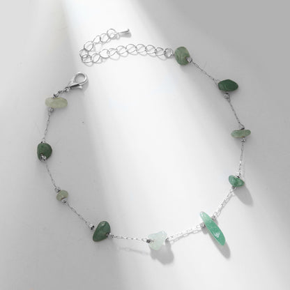 Natural Color Stone Foot Ornaments - Anklet