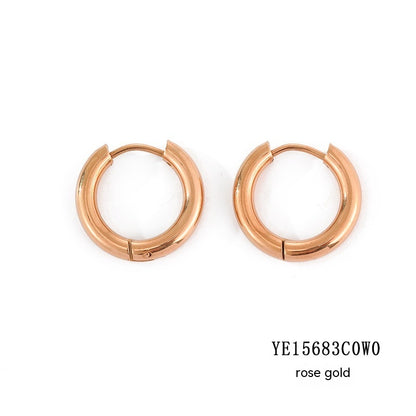 Classic Round Hoops Earrings