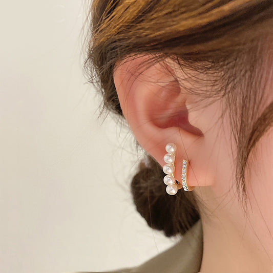 The Organic Pearl Edit Stud Earring