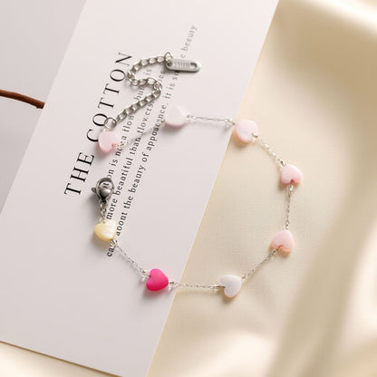 Dopamine Natural Stone Titanium Steel  Bracelet
