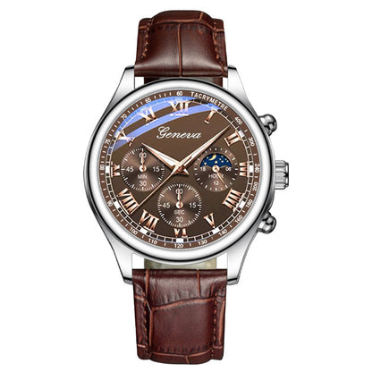 Business Quartz Casual Belt Men's Watch