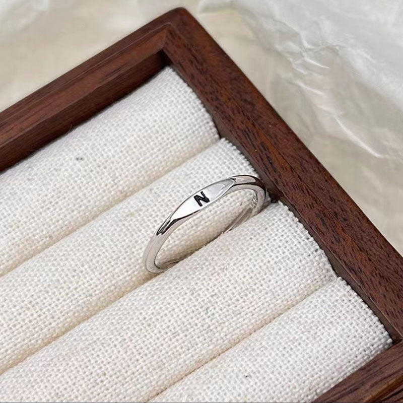 Letter Customizable Index Finger Ring