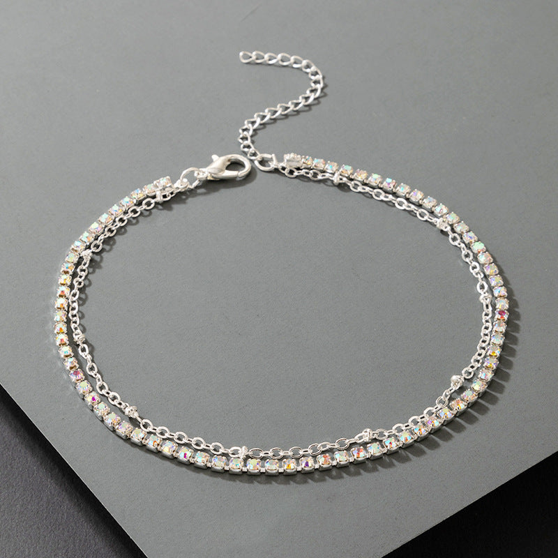 Women Rhinestone Anklet