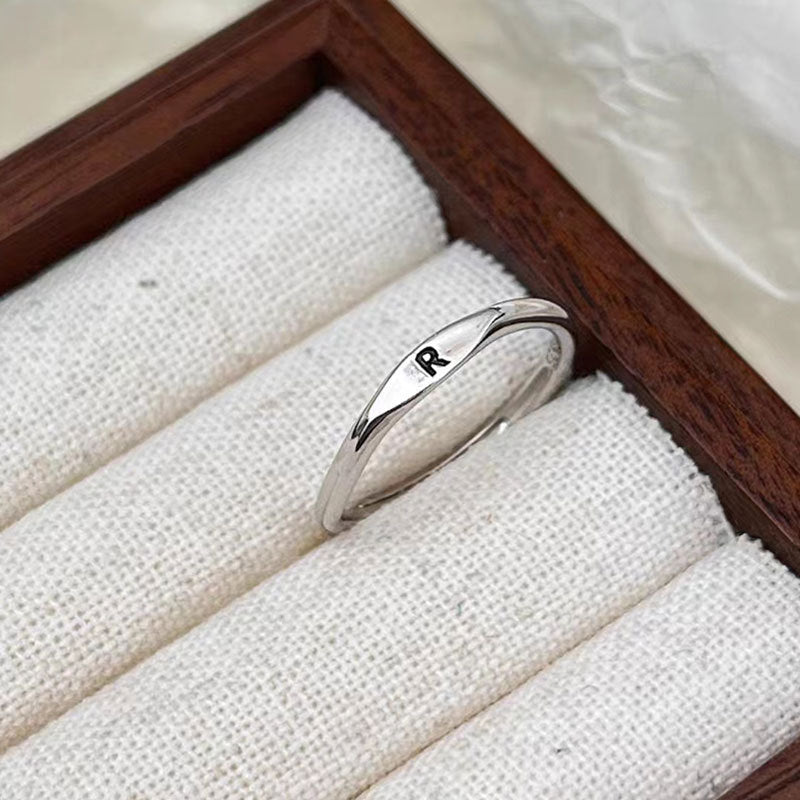 Letter Customizable Index Finger Ring
