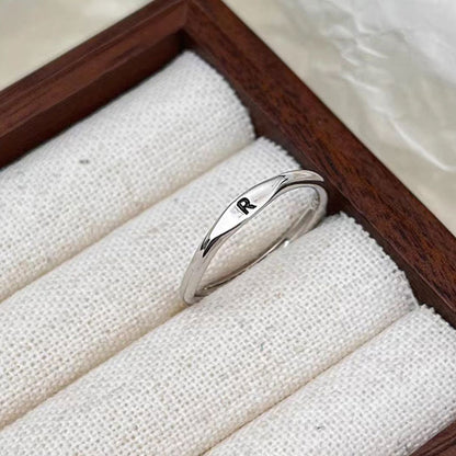 Letter Customizable Index Finger Ring
