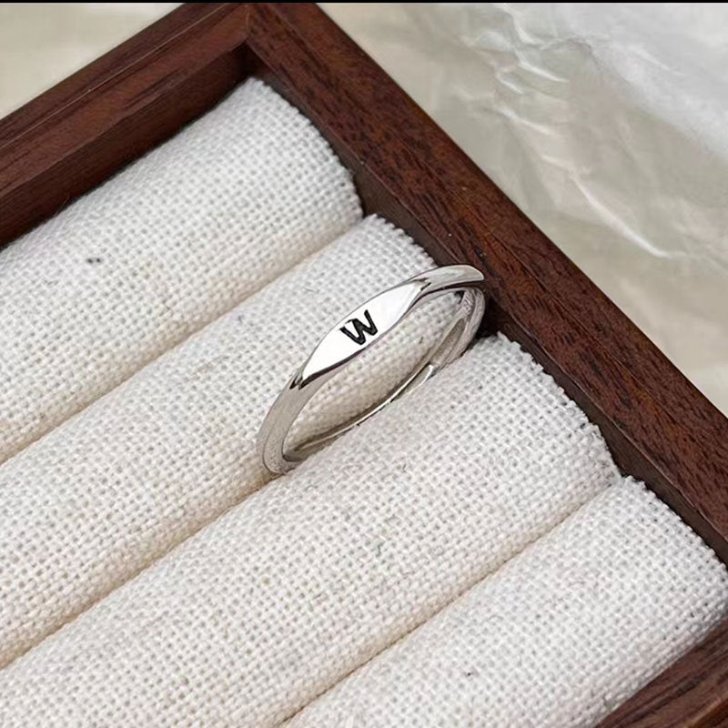 Letter Customizable Index Finger Ring