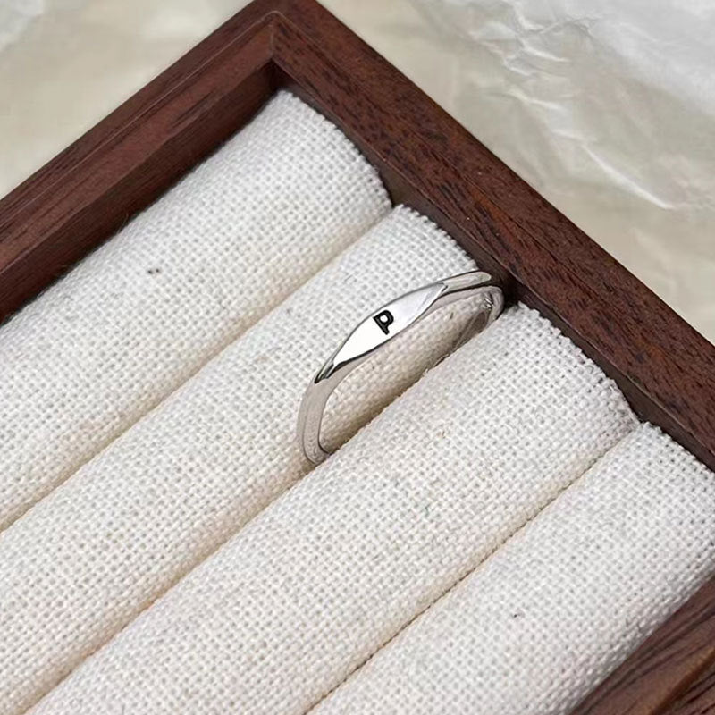 Letter Customizable Index Finger Ring