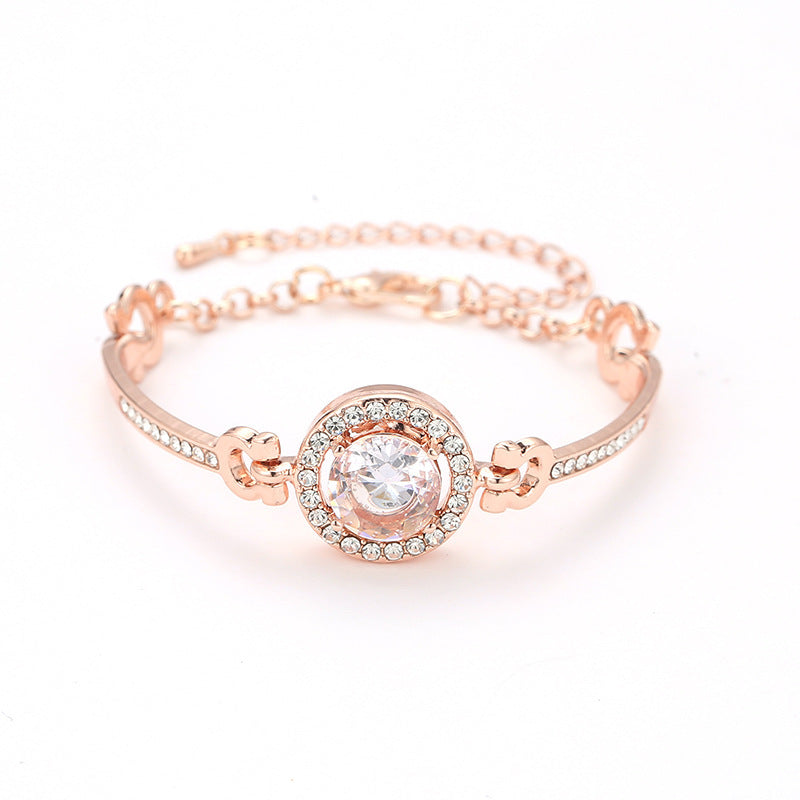 Square Watch Rhinestone Women's Suit Watch Box