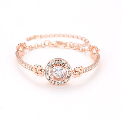 Square Watch Rhinestone Women's Suit Watch Box