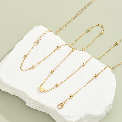 Heart-shaped Bead Waist Chain