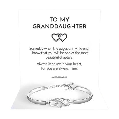 Infinity Heart Bracelet with Custom Message Card | Mr Batz