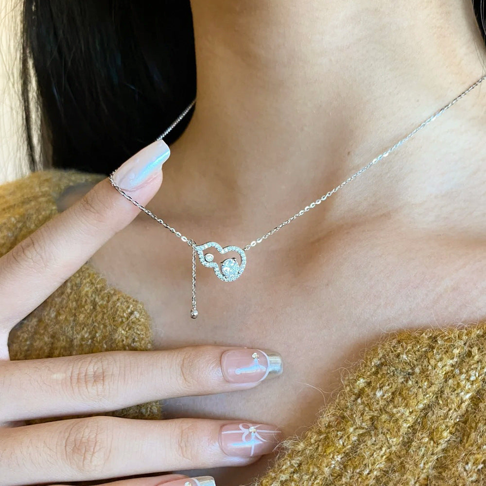 Chinese-Style Gourd Necklace For Women