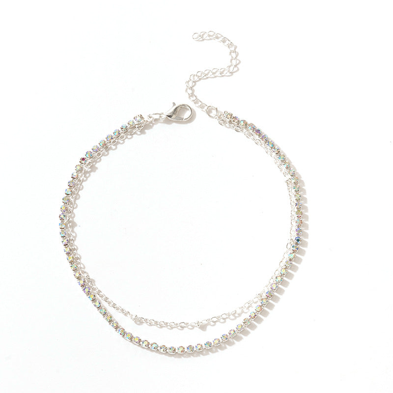 Women Rhinestone Anklet