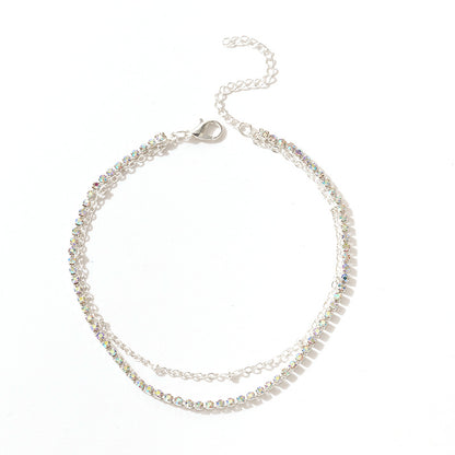 Women Rhinestone Anklet